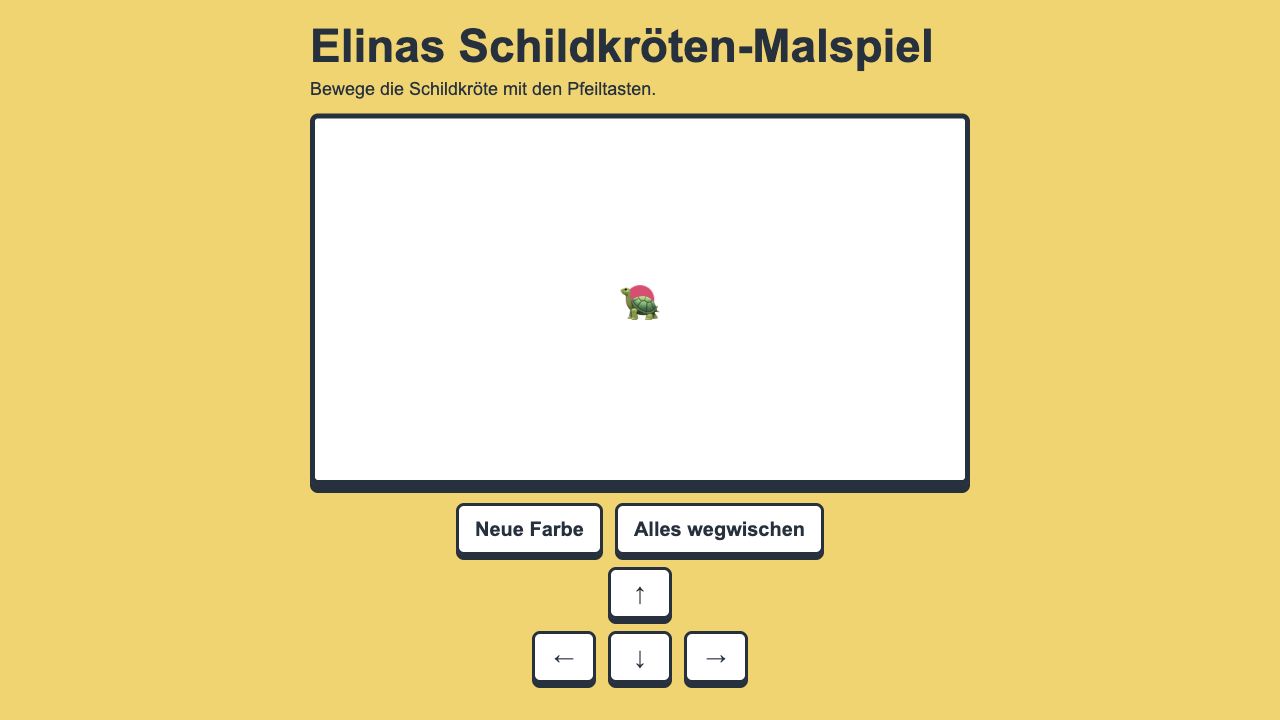 Vorschau von Elinas Schildkröten-Malspiel