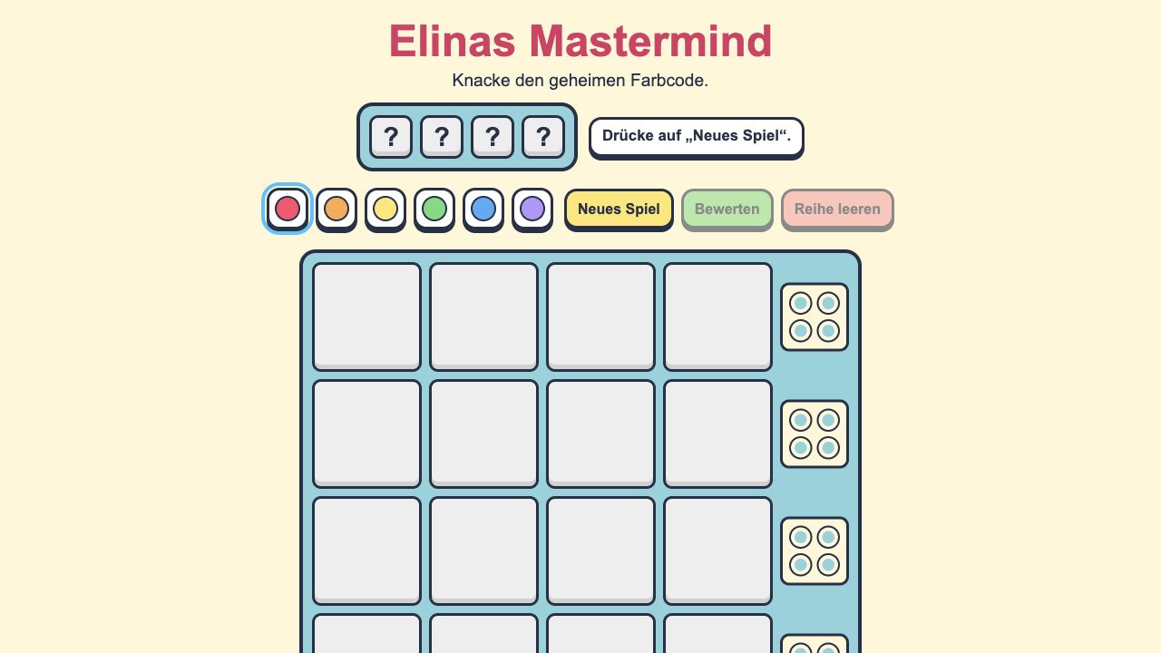 Vorschau von Elinas Mastermind